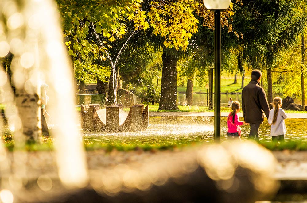 Erholung im Kurpark