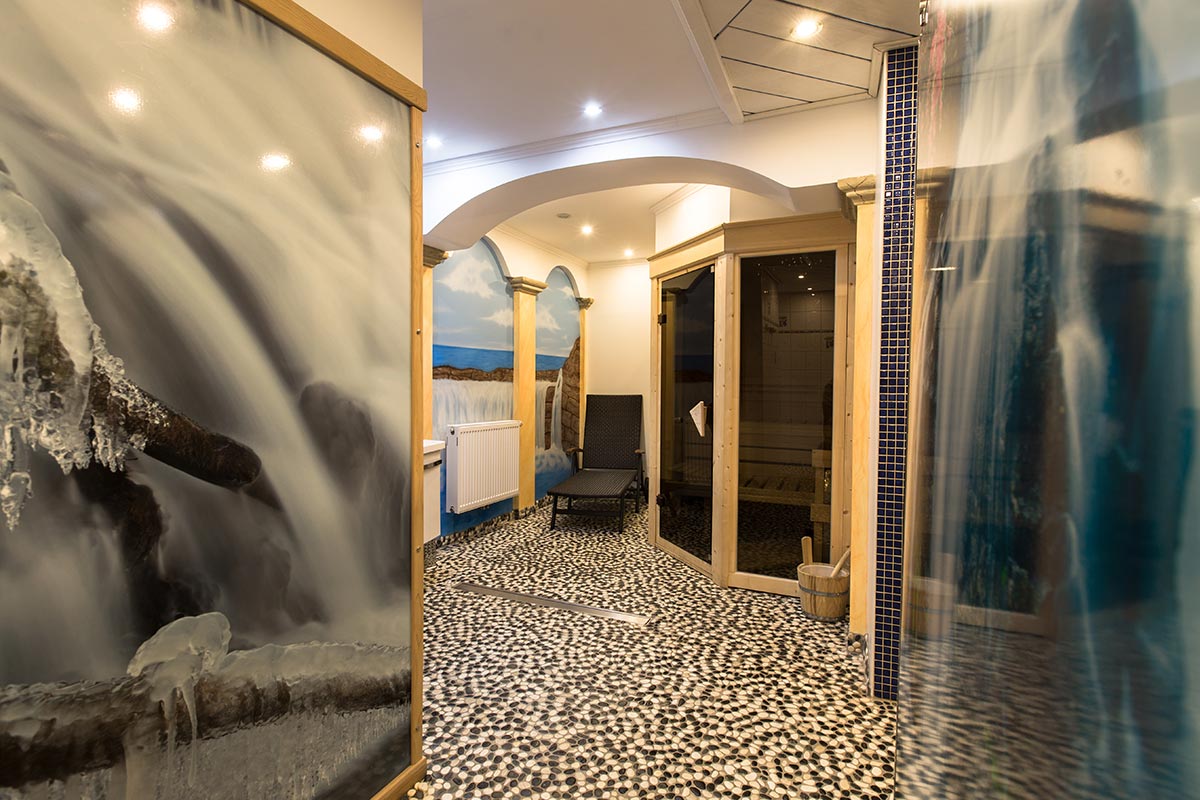 Wellness mit Infrarotkabine und Sauna