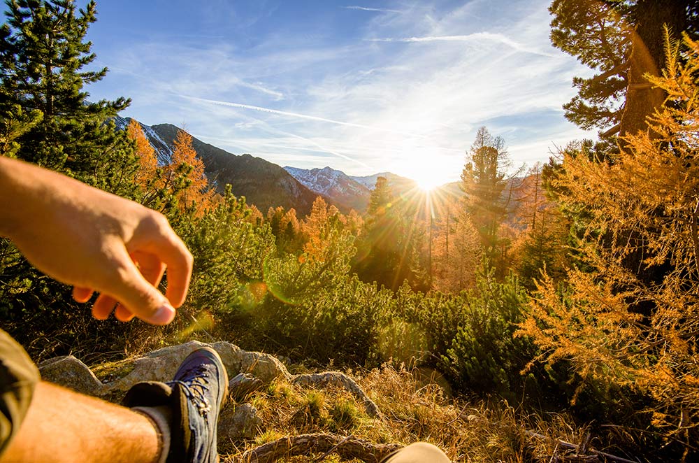 Wandern am Graukogel im Herbst