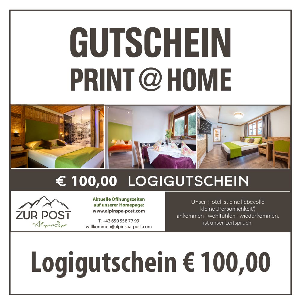 Logi-Gutschein print@home € 100,00
