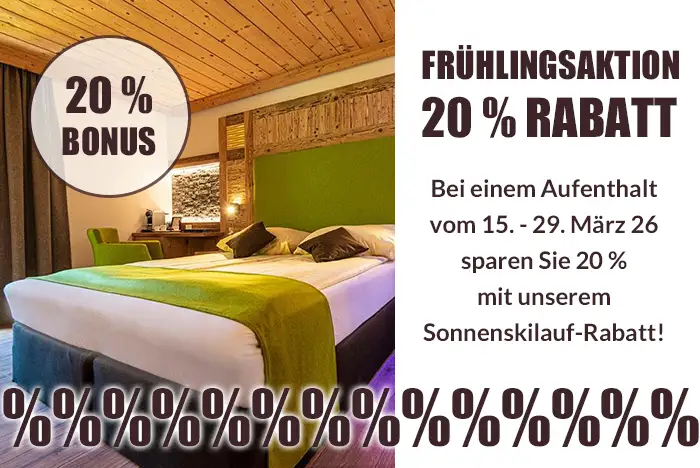 Frühlingsrabatt 20 %